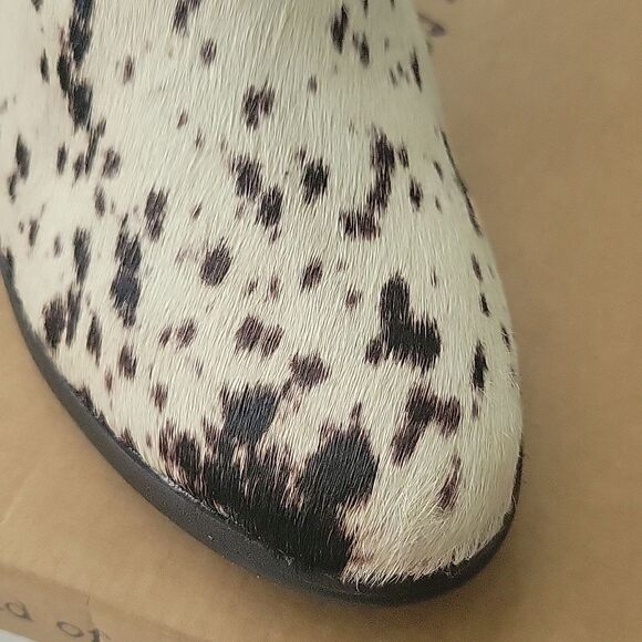 $278 NEW BAND OF GYPSIES THE FREE RODEO OFF WHITE BLACK BOOTS BOOTIES 9 9.5 NWT - Picture 13 of 13